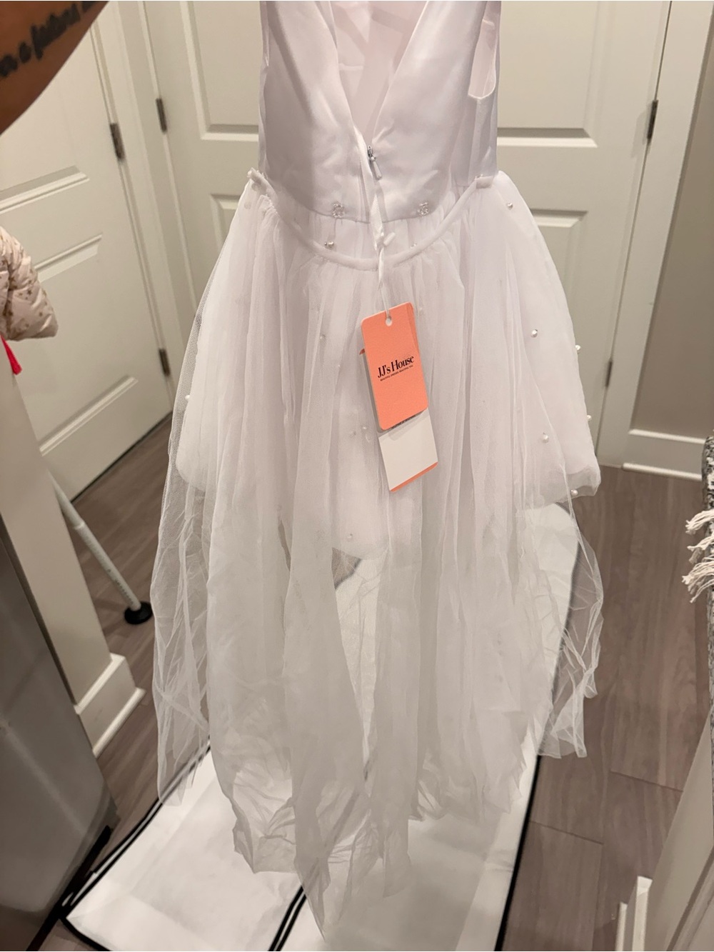 White Flower Girl Dress Size 2